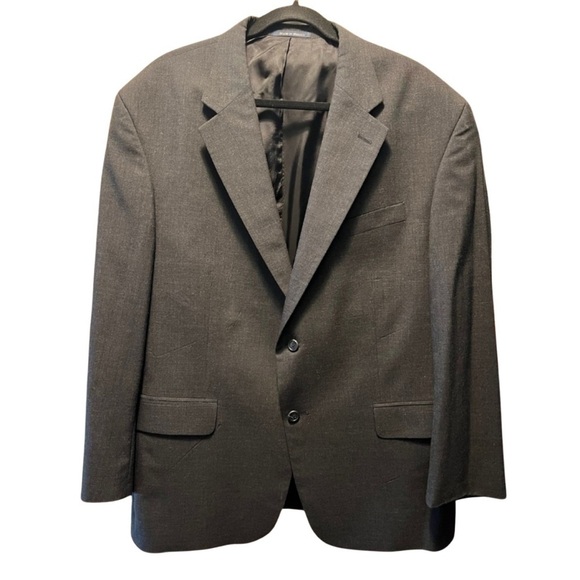 Land’s End Gray Blazer (Size 46R) - 100% Wool
